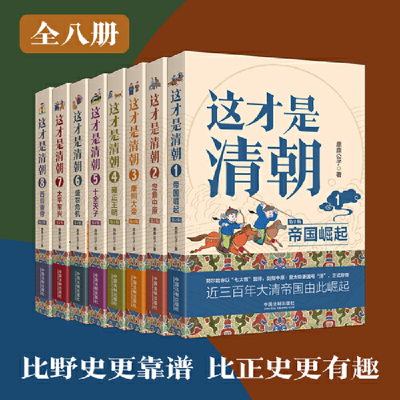 2023新書推薦:這才是清朝系列(全八冊)原價2550,限時優惠價:2200 2023新書推薦:這才是清朝系列(全八冊)原價2550,限時優惠價:2200