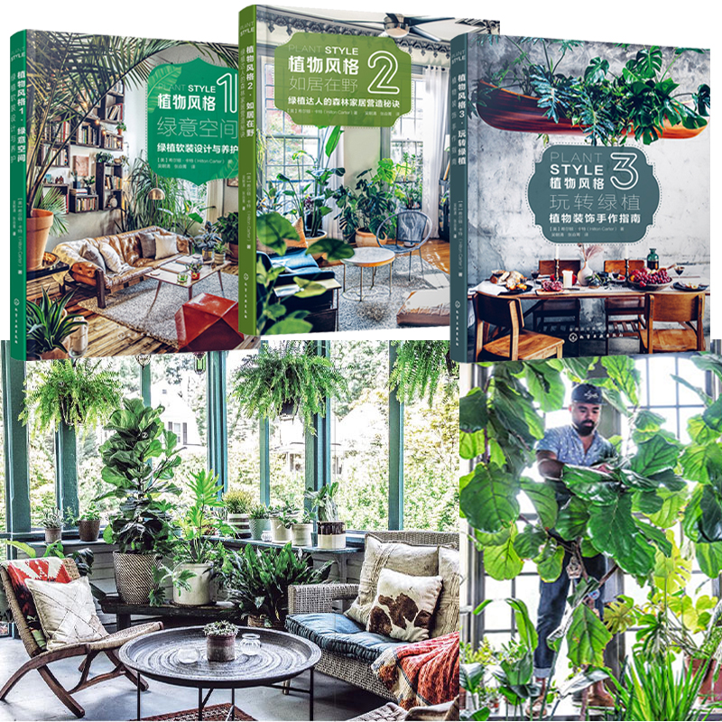 限時優惠:原價2288;植物風格1+2+3:綠植軟裝設計與養護+綠植達人的森林家居營造秘訣+植物裝飾手作指南 限時優惠:原價2288;植物風格1+2+3:綠植軟裝設計與養護+綠植達人的森林家居營造秘訣+植物裝飾手作指南